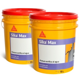 Pintura Latex para Interiores Sika Max Blanco 18+18L