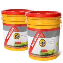 Pintura Latex para Interiores Plastilatex Sika 20+20L