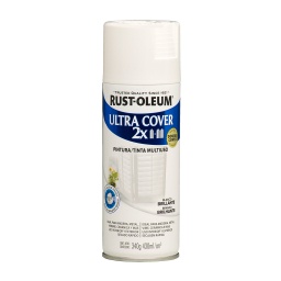 Aerosol Rust Oleum U.Cover 2X blanco bte 340g