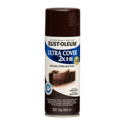 Aerosol Rust Oleum U.Cover 2X marrn bte 340g