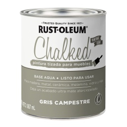 Brochable Rust Oleum tizado gris campestre 0.887lt