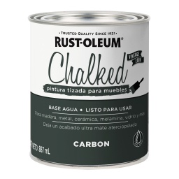 Brochable Rust Oleum tizado gris carbn 0.887lt