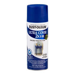 Aerosol Rust Oleum U.Cover 2X azul tinta satin 340g