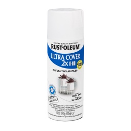 Aerosol Rust Oleum U.Cover 2X blanco ultra mate 340g