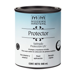 Pintura metlica Modern Masters transparente satin 0.946L