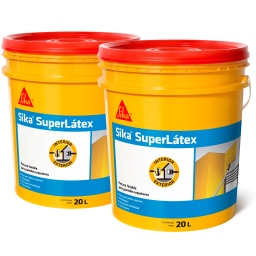 Pintura Lavable Antihongo Superlatex Sika 20+20L Blanco