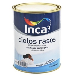 Pintura pint. Cielos Rasos Antihongos Bco Mate Inca 1L