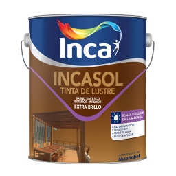 Barniz sint. bte int-ext Incasol Tinta de Lustre Roble Oscuro 1L