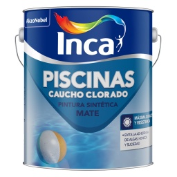 Pintura Caucho clorado Piscinas Inca Celeste 4L