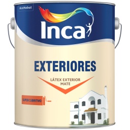 Latex ext. Exteriores Bco Mate Inca 4L