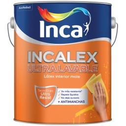 Latex int. Incalex Ultralavable Blanco Mate Inca 4L