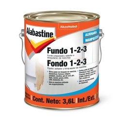 Preparador d/superficies int-ext Alabastine Fondo 123 3.60L