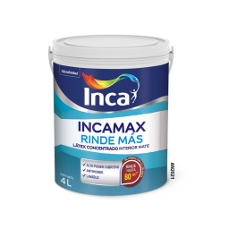 Latex int. Incamax Rinde Ms Blanco Mate Inca 4L