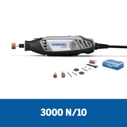 Minitorno Dremel 3000 con 10 accesorios