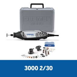 Minitorno Dremel 3000 con 30 accesorios y 2 aditamentos