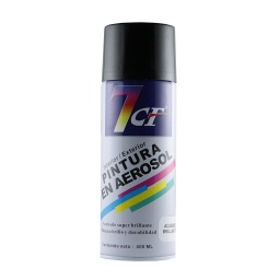 Aerosol 7cf Esmalte Negro Brillante 400ml. Ref.39