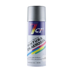 Aerosol 7cf Esmalte Plata Alta Temperatura 400ml. Ref.1300