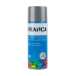 Aerosol Franca Esmalte Plata 400ml. Ref.36