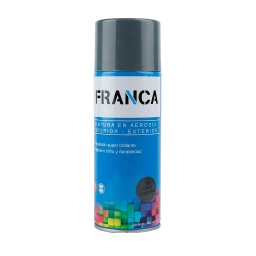 Aerosol Franca Esmalte Gris Oscuro 400ml. Ref.301