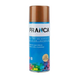 Aerosol Franca Esmalte Cobre Metalizado 400ml. Ref.D176