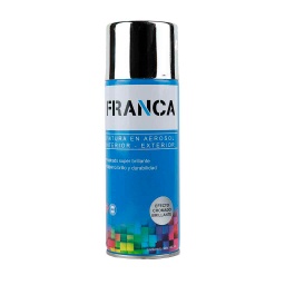 Aerosol Franca Esmalte Efecto Cromado Brillante 400ml.