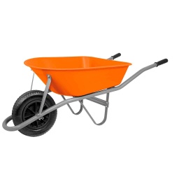 Carretilla Plstica Tramontina 77717431 55L CRda. infl. Naranja