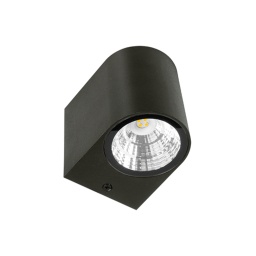 Led redonda Vivion  75x9 4+4W fra - negro