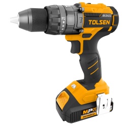 Taladro Tolsen 20V 13mm scarb (2bat y carg.) 87254