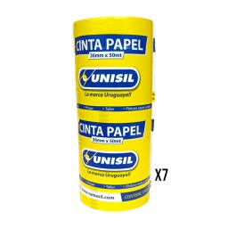 Cinta papel Unisil 36mm x 50m Sleeve