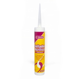 Sellador acrlico pintable Unisil blanco 500 g