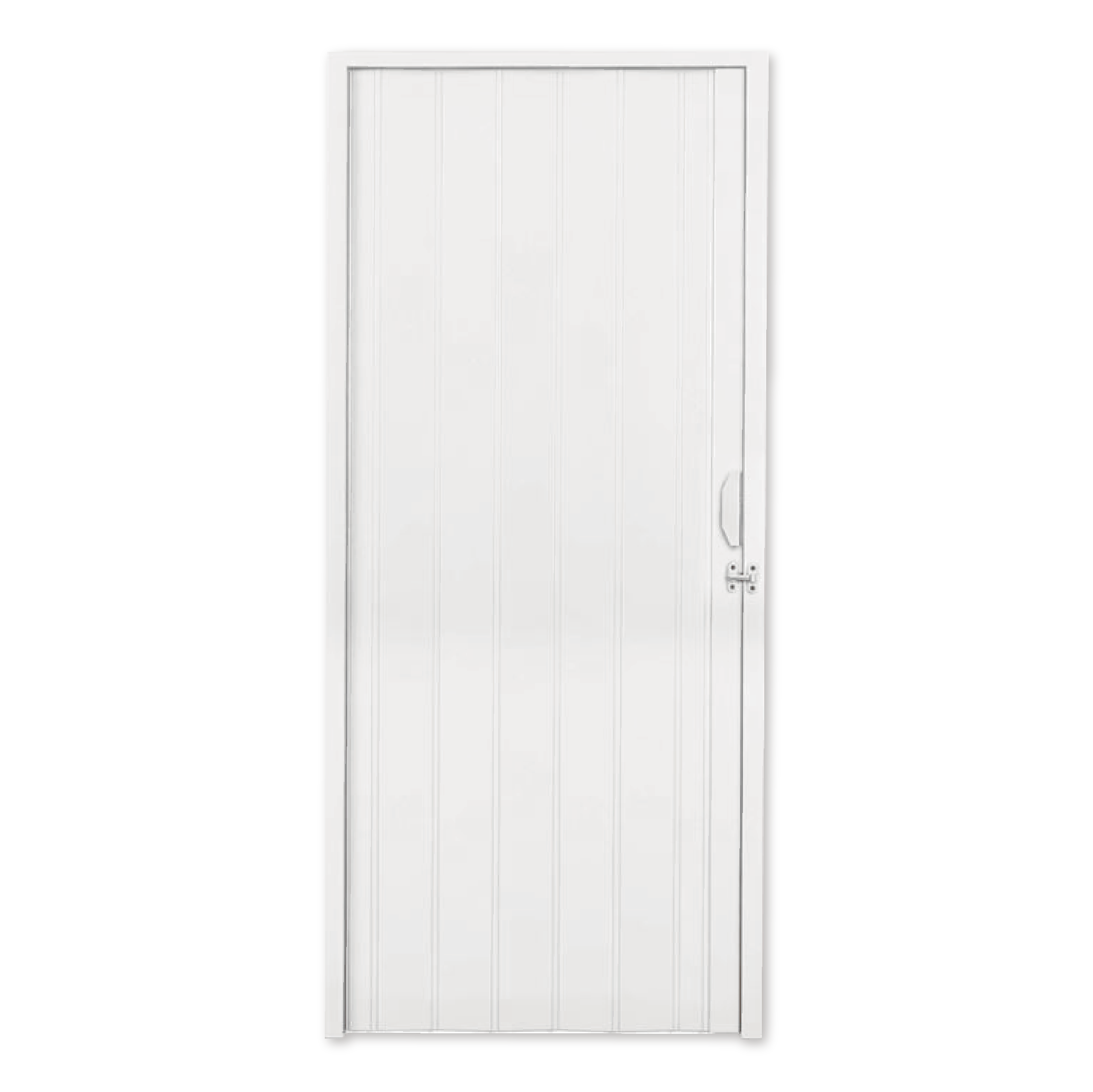 Puerta plegable PVC blanca 0.60x2.10m - La Casa del yeso